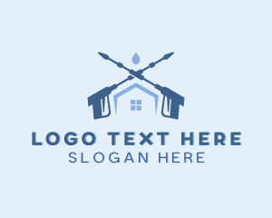 Cleaner - Pressure Washing Home Cleaning logo design