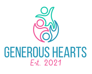 Philanthropy - Colorful Family Foundation logo design