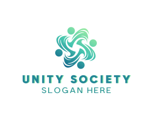 Society - Community Group People logo design