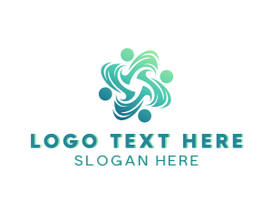 Crowd Sourcing - Community Group People logo design
