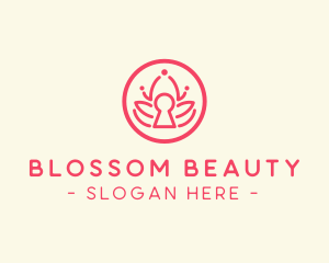 Blossom - Lotus Keyhole Spa logo design