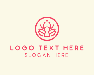 Bloom - Lotus Keyhole Spa logo design