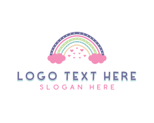 Postnatal - Rainbow Daycare Preschool logo design