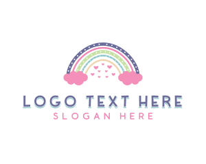 Clouds - Rainbow Daycare Preschool logo design