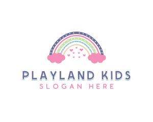 Rainbow Daycare Preschool logo design