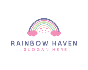 Rainbow Daycare Preschool logo design