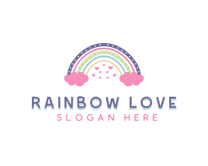 Rainbow Daycare Preschool logo design