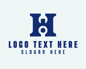 Mechanic - Handyman Tools Letter H logo design