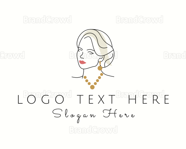 Fashion Lady Jeweler Logo