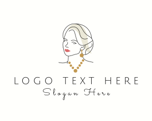 Expensive - Fashion Lady Jeweler logo design