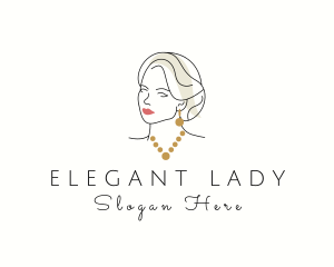 Fashion Lady Jeweler logo design