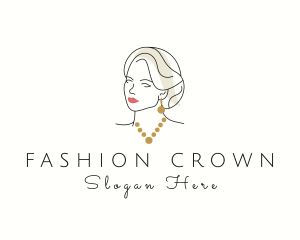 Fashion Lady Jeweler logo design