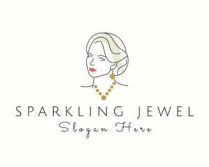 Fashion Lady Jeweler logo design