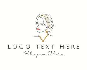 Necklace - Fashion Lady Jeweler logo design