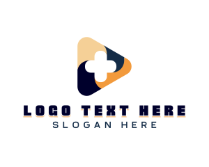 Cross - Health Medical Vlog logo design