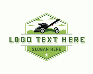 Yard - Lawn Mower Garden Landscaping logo design