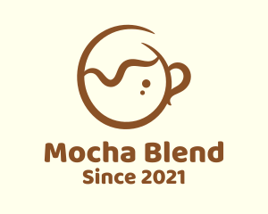 Mocha - Brown Coffee Cup logo design