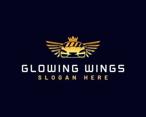 Wing Car Automotive logo design