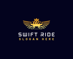 Wing Car Automotive logo design