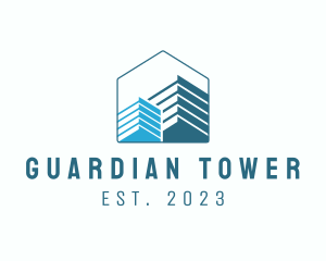 Modern Condominium Tower  logo design