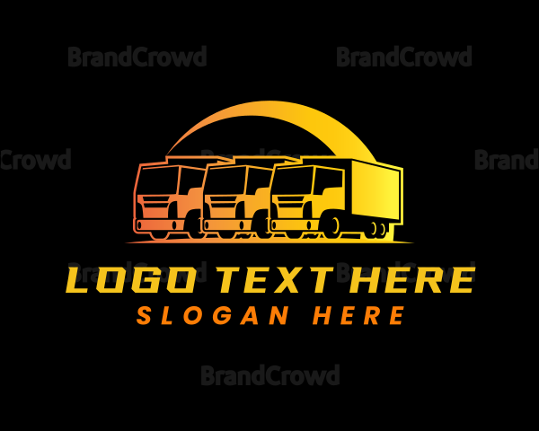 Delivery Truck Logistics Logo