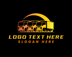 Fleet - Delivery Truck Logistics logo design