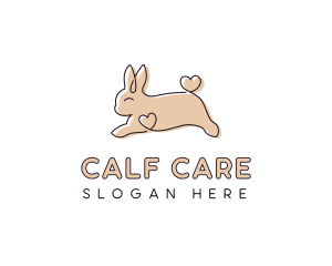 Bunny Rabbit Pet Shop logo design