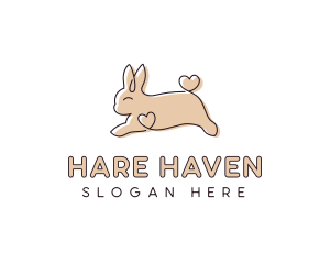 Bunny Rabbit Pet Shop logo design