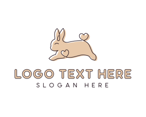 Veterinarian - Bunny Rabbit Pet Shop logo design