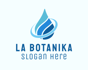 Water Supply - Water Aquatic Droplet logo design