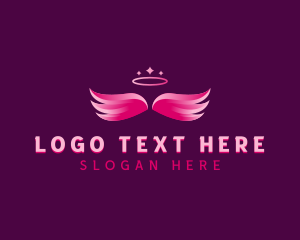 Holy - Angel Wings Support logo design