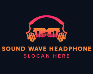 Headphone - DJ Headphone Party logo design