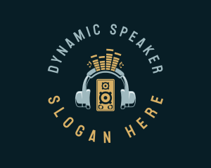 Speaker - Radio Music Streaming logo design