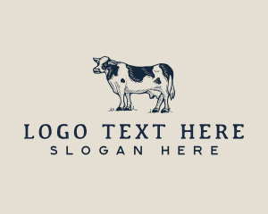 Wagyu - Cow Farm Dairy logo design