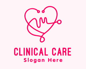 Heart Care Hospital logo design