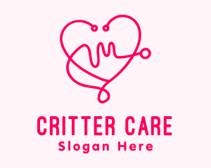 Heart Care Hospital logo design