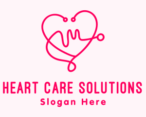 Heart Care Hospital logo design