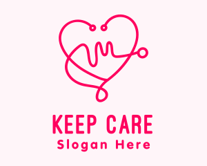 Heart Care Hospital logo design