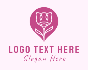 Perfume - Flower Plant Gardening logo design