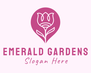 Flower Plant Gardening logo design