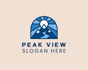 Mountain - Sun Mountain Outdoors logo design