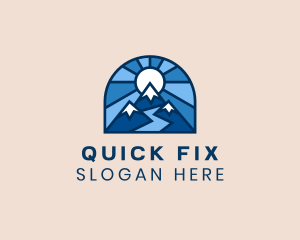 Sun Mountain Outdoors logo design