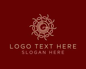 Centerpiece - Beauty Decor Letter G logo design