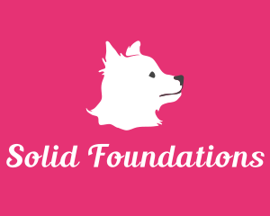 Cute Pet Puppy Dog Logo