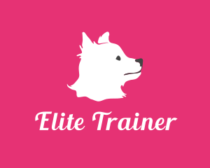 Cute Pet Puppy Dog logo design