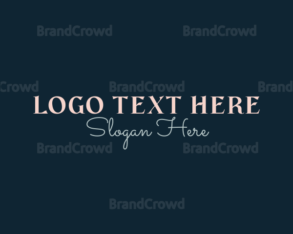 Elegant Cursive Business Logo