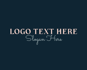 Crafting - Elegant Cursive Business logo design