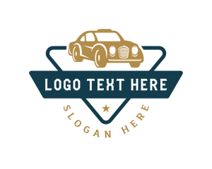 Sedan - Retro Auto Detailing logo design