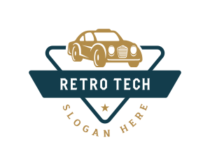 Retro Auto Detailing logo design