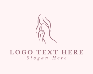 Curves - Alluring Sexy Woman logo design